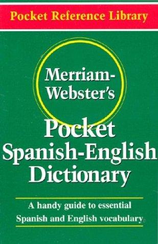 Merriam-Webster's Pocket Spanish-English Dictionary (Pocket Reference Library) cover