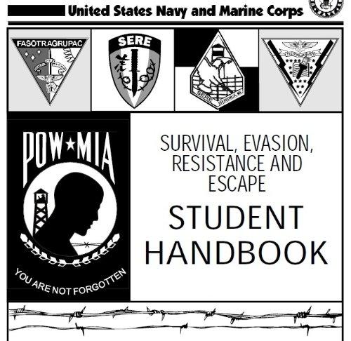 SURVIVAL, EVASION, RESISTANCE AND ESCAPE HANDBOOK, SERE and STUDENT PILOT GUIDE combined Cover