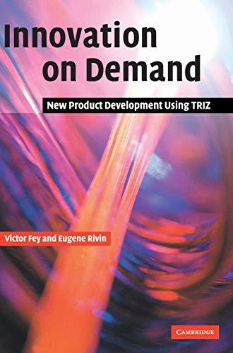 Innovation on Demand: New Product Development Using TRIZ Cover
