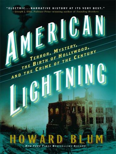 American Lightning: Terror, Mystery, Movie-Making, and the Crime of the Century (Thorndike Large Print Crime Scene) Cover