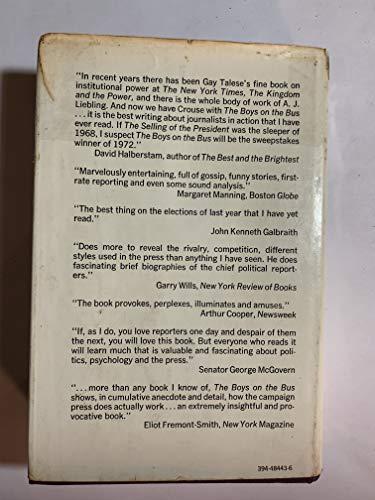 The Boys on the Bus: Riding with the Campaign Press Corps Cover