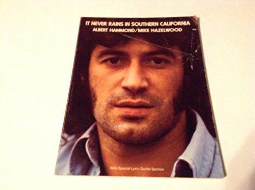 It Never Rains in Southern California Songbook Cover