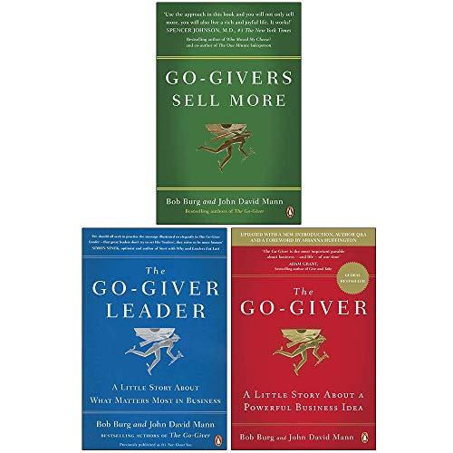 Bob Burg Collection 3 Books Set (Go-Givers Sell More, The Go-Giver Leader, The Go-Giver) Cover