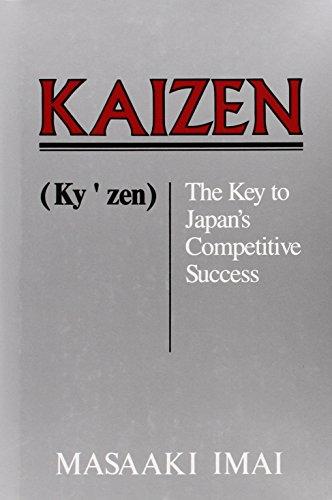 Kaizen: The Key To Japan's Competitive Success Cover