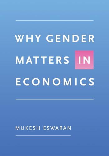Why Gender Matters in Economics Cover
