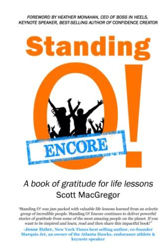 Standing O! Encore: A book of gratitude for life lessons Cover