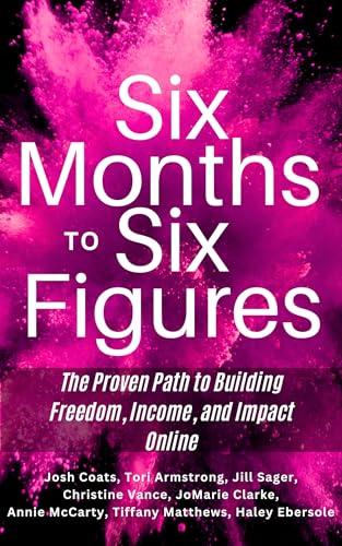 Six Months to Six Figures: The Proven Path to Building Freedom, Income, and Impact Online Cover