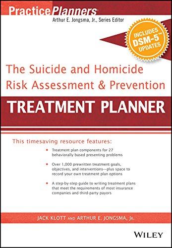 The Suicide and Homicide Risk Assessment and Prevention Treatment Planner, with DSM-5 Updates (PracticePlanners) Cover