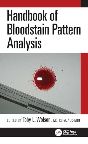 Handbook of Bloodstain Pattern Analysis Cover