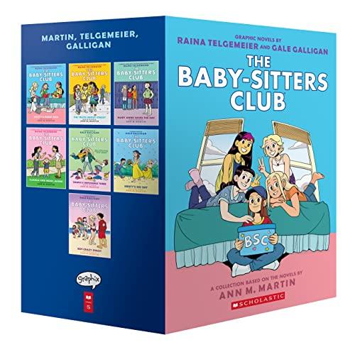 The Baby-sitters Club #1-7 Graphic Novel Box Set Cover
