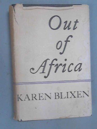 Out of Africa by Karen Blixen (December 19,1964) Cover