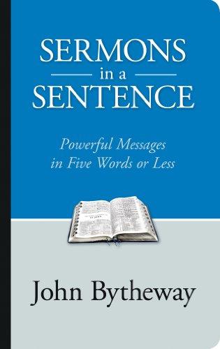 Sermons in a Sentence Cover