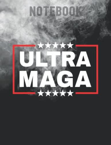 ULTRA MAGA Vintage Conservatives Patriotic Agenda 2024 / 140 Pages 8.5''x11'' / Birthday gift / Journal Notebook Cover