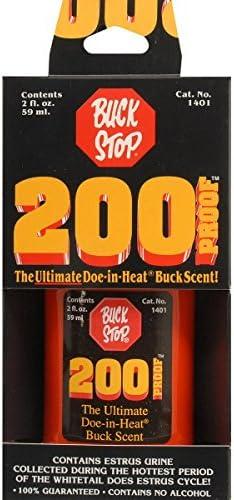Buck Stop 200 Proof Ultimate Doe in Heat Scent, 2-Ounce Cover