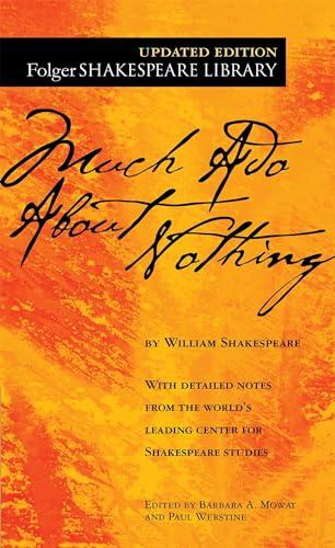 Much Ado About Nothing (Folger Shakespeare Library) Cover