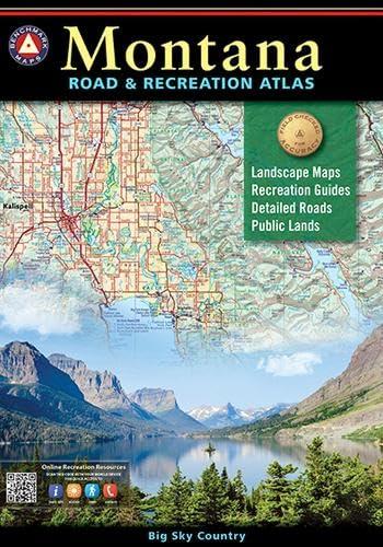 Montana Road and Recreation Atlas - 6th Edition, 2024 Cover