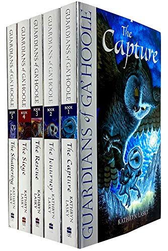 Guardians Of Ga'hoole Series Books 1 - 5 Collection Set by Kathryn Lasky (The Capture, The Journey, The Rescue, The Siege & The Shattering) Cover