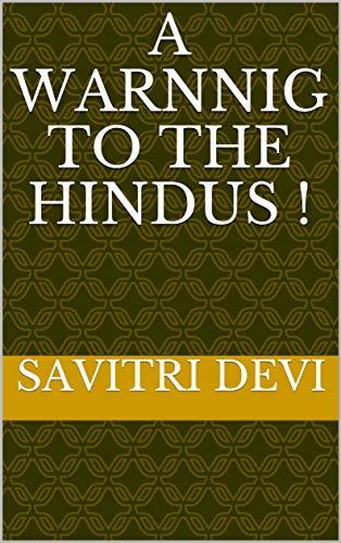 A Warnnig To The Hindus ! Cover