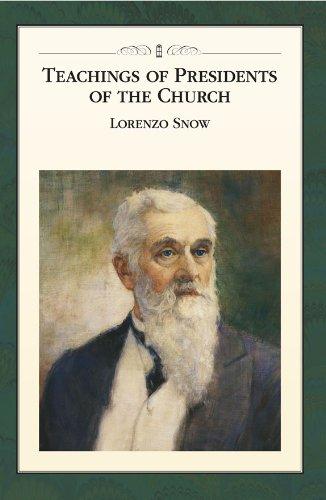 Teachings of Presidents of the Church: Lorenzo Snow Cover