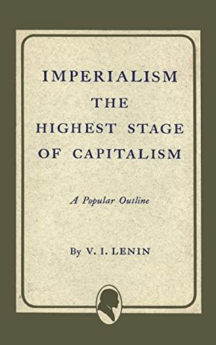 Imperialism the Highest Stage of Capitalism Cover