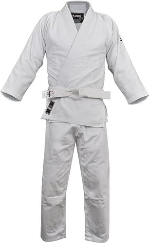 Fuji Single Weave Judo Gi Uniform - Kids & Adults Cotton Training Gi for Judo and Karate Cover