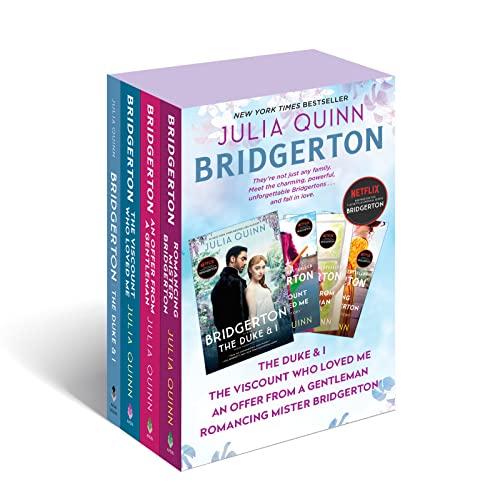 Bridgerton Boxed Set 1-4: The Duke and I/The Viscount Who Loved Me/An Offer from a Gentleman/Romancing Mister Bridgerton (Bridgertons) Cover