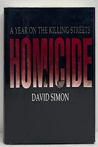 Homicide: A Year on the Killing Streets cover