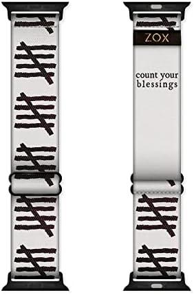 ZOX Apple Watch Band – Elastic Band with Motivational Affirmations and Beautiful Artwork – Gifts for Men, Women & Kids cover