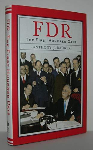 FDR: The First Hundred Days Cover