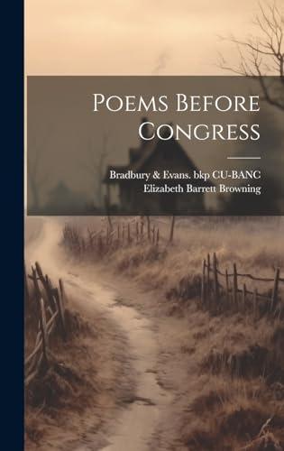 Poems Before Congress cover