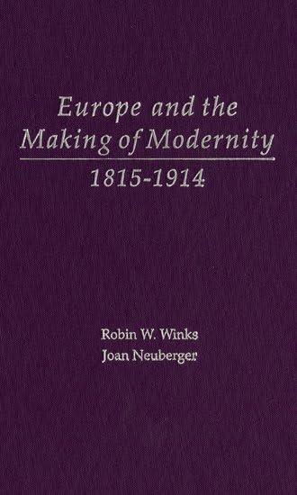 Europe and the Making of Modernity: 1815-1914 Cover