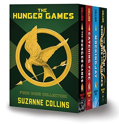 Hunger Games 4-Book Hardcover Box Set (The Hunger Games, Catching Fire, Mockingjay, The Ballad of Songbirds and Snakes) Cover