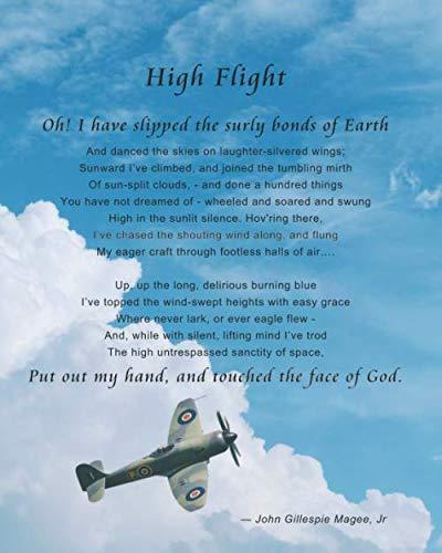 High Flight - Journal: Famous Aviation Poem by J. Magee, Jr Cover