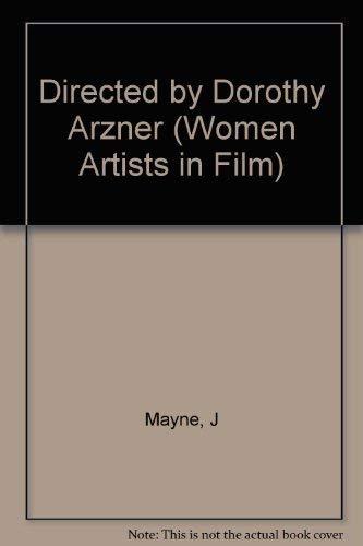 Directed by Dorothy Arzner (Women Artists in Film) Cover