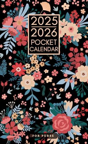 Pocket Calendar 2025-2026 for Purse: 2 Year Pocket Planner January 2025 - December 2026 Cover