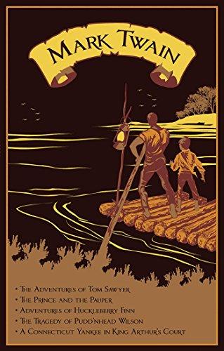 Mark Twain: Five Novels (Leather-bound Classics) Cover